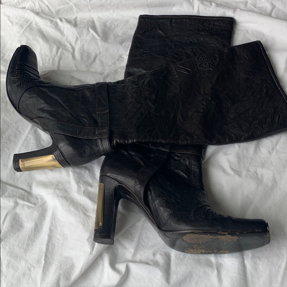 Vintage Richmond Brown Leather Boots